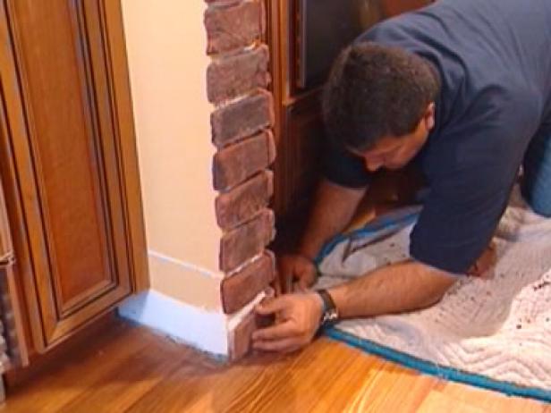 apply mastic to main wall area apply mastic to main wall area