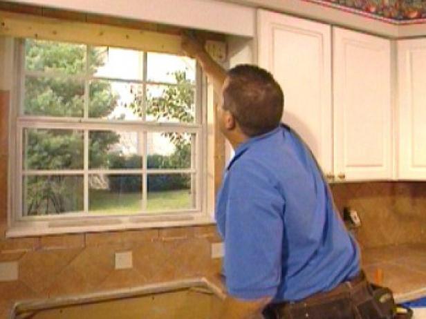 support tiles above window with ledger support tiles above window with ledger