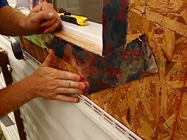 metal flashing added to protect from moisture metal flashing added to protect from moisture