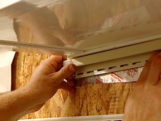 j channels installed for siding around window j channels installed for siding around window
