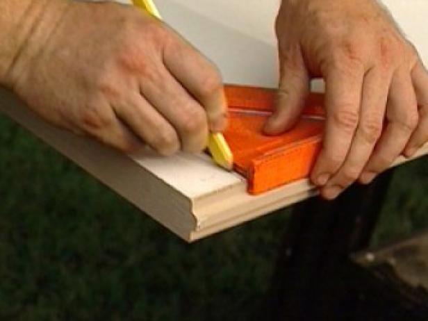mark placement of hinges mark placement of hinges