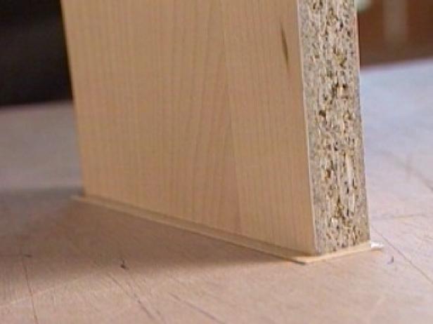 use strips of wood veneer for unfinished edges use strips of wood veneer for unfinished edges