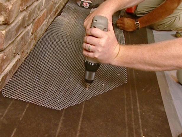 cut and secure the lath cut and secure the lath