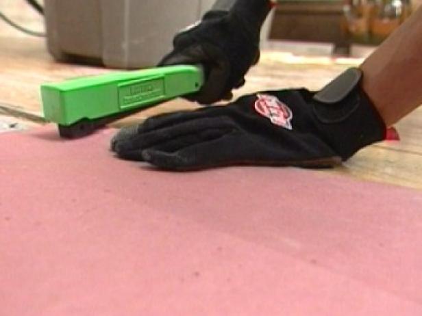 tack felt down to subfloor with staple gun tack felt down to subfloor with staple gun