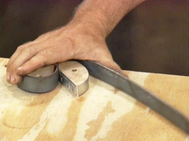 wrap sheet metal around circumference of jig wrap sheet metal around circumference of jig