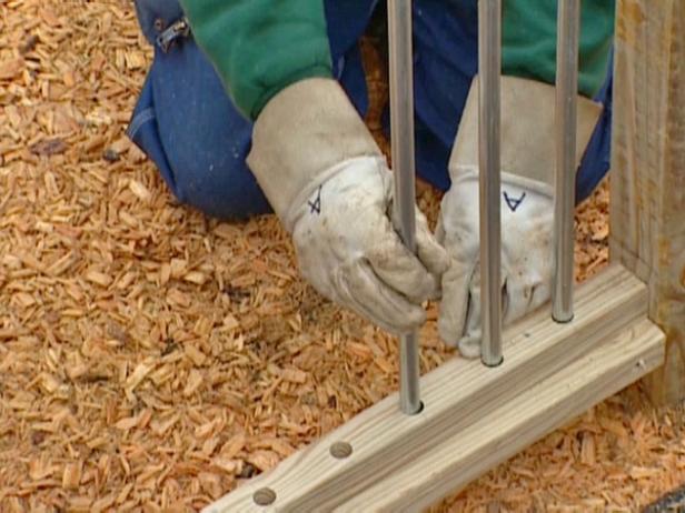 cut and insert conduit pickets cut and insert conduit pickets