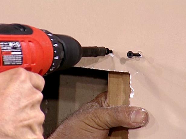 attach plywood strips attach plywood strips