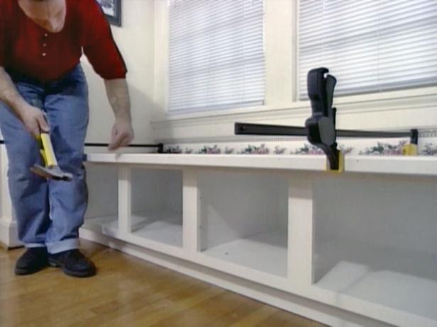 use clamps to hold tops of trim boards flush use clamps to hold tops of trim boards flush