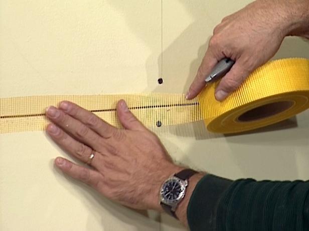 apply drywall mesh tape along joints apply drywall mesh tape along joints