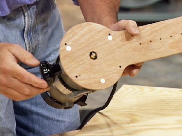 screw circular end of jig into router screw circular end of jig into router