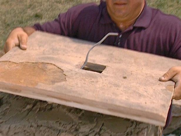 feed electrical wire through center of top stone feed electrical wire through center of top stone