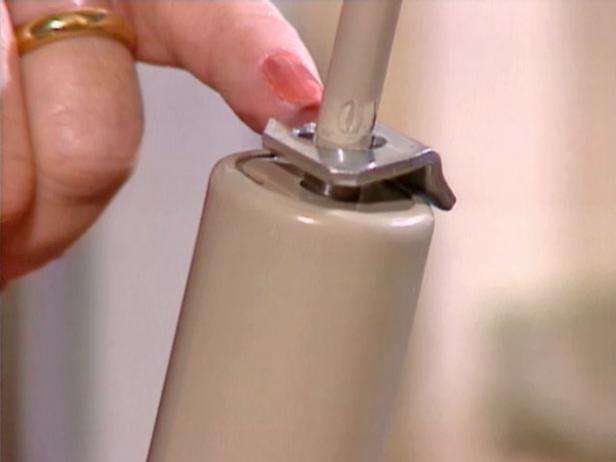 slide the stop washer onto the closer slide the stop washer onto the closer