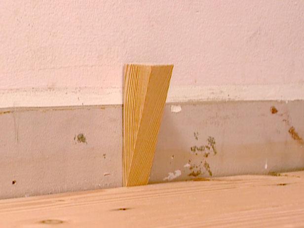 spacers by wall will allow for movement spacers by wall will allow for movement