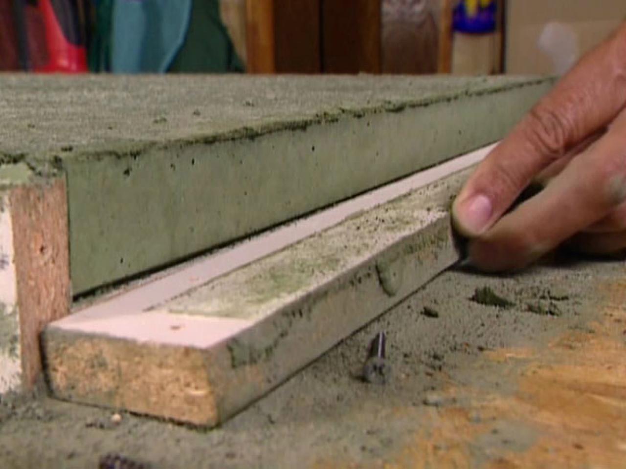 How to Build a Concrete Countertop | how-tos | DIY
