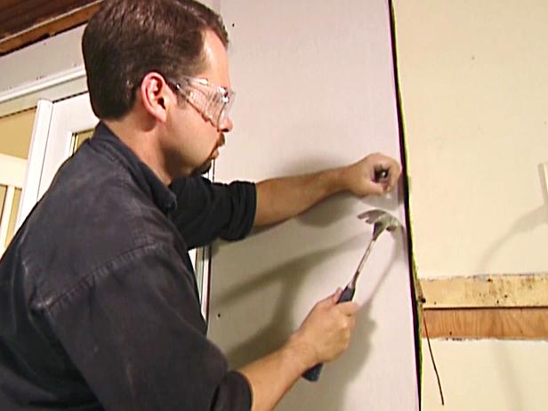 lay next level of drywall once door is installed lay next level of drywall once door is installed