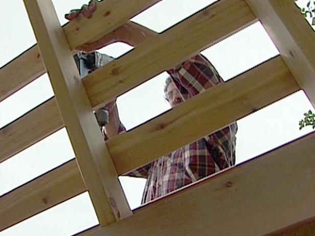 attaching the batten boards attaching the batten boards
