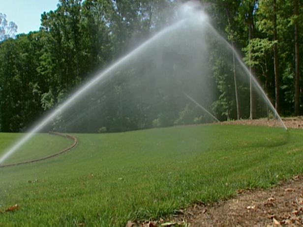begin installing an irrigation system begin installing an irrigation system