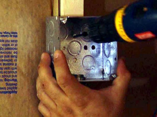 install the junction box install the junction box
