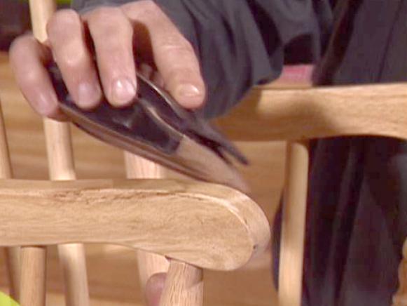 sand arm edges of furniture to create rounded look sand arm edges of furniture to create rounded look