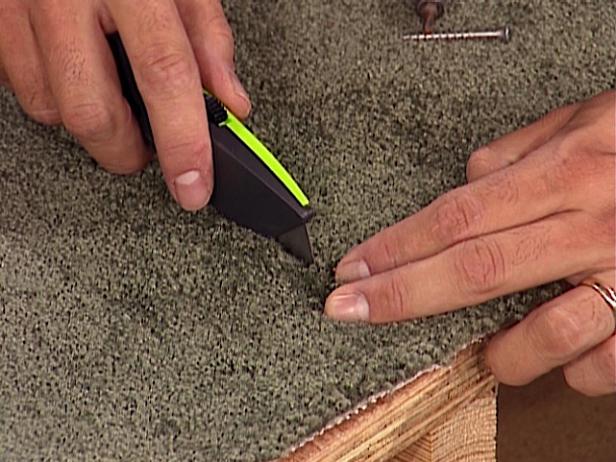 peel back carpet and use screw to subfloor peel back carpet and use screw to subfloor