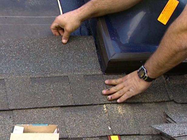 begin reinstalling shingles around skylight begin reinstalling shingles around skylight