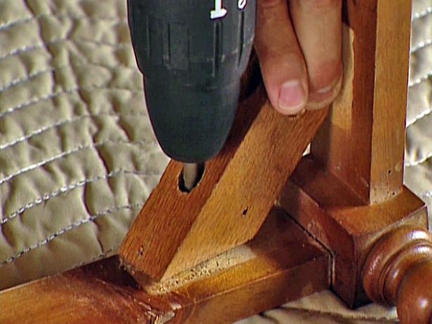 remove chair pad screws with cordless screw gun remove chair pad screws with cordless screw gun
