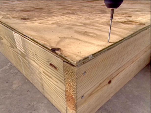cut wood to match dimensions of box and attach cut wood to match dimensions of box and attach