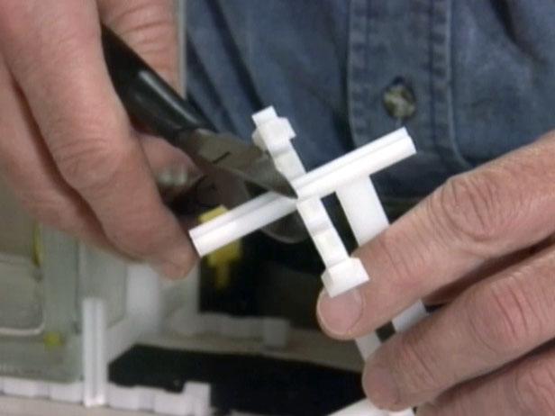 dry fit row of blocks using plastic spacers dry fit row of blocks using plastic spacers