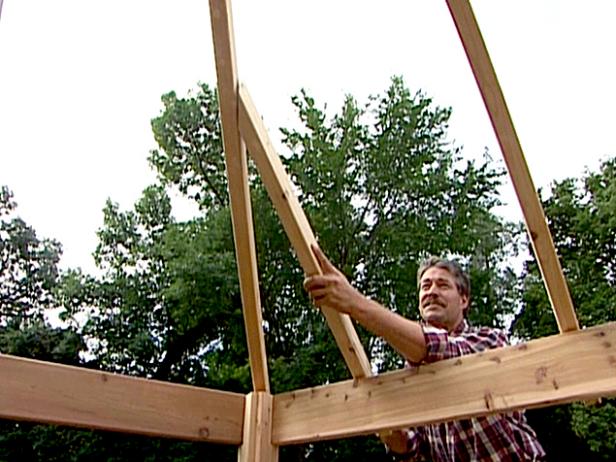 attach short rafters to corner rafters attach short rafters to corner rafters