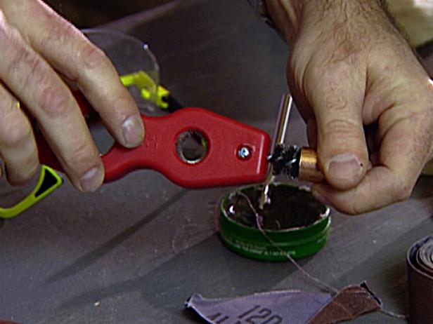 prepare pipe for soldering by cleaning thoroughly prepare pipe for soldering by cleaning thoroughly