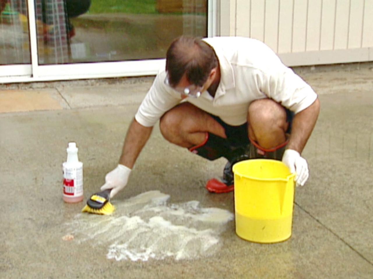 How to Stain Concrete howtos DIY
