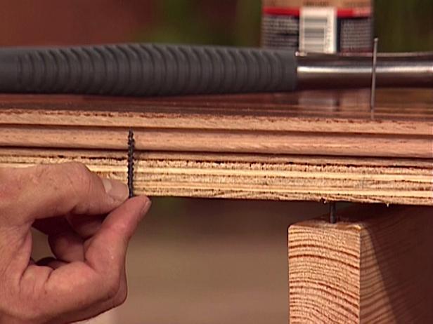 use short screws to fasten subfloor and floor use short screws to fasten subfloor and floor