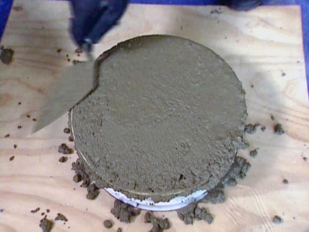 top of 5 gallon bucket makes a perfect form top of 5 gallon bucket makes a perfect form