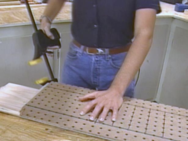 use pegboard as template for drilling holes use pegboard as template for drilling holes