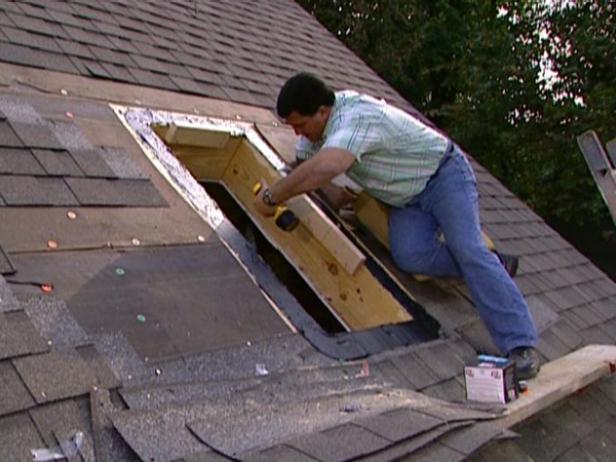 attach temporary supports for skylight attach temporary supports for skylight