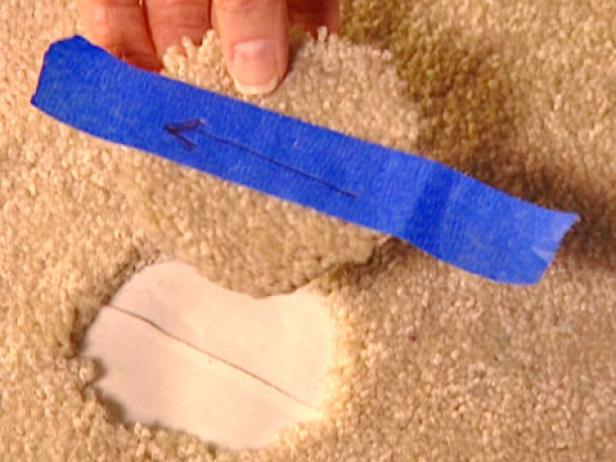 turn repair piece so arrow is pointing with nap turn repair piece so arrow is pointing with nap
