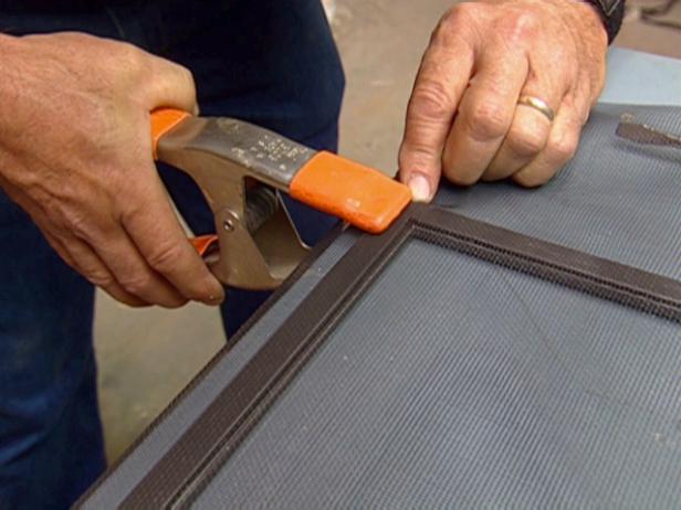 use clamps to secure mesh and hold it flat use clamps to secure mesh and hold it flat
