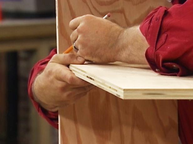 make pencil marks on both boards for biscuit cuts make pencil marks on both boards for biscuit cuts