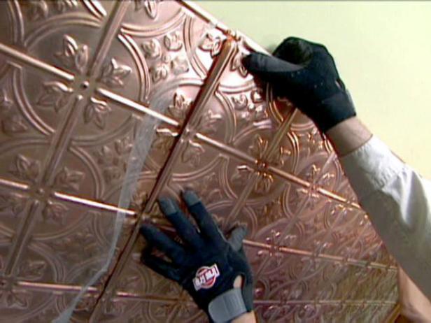 apply construction adhesive to back of copper apply construction adhesive to back of copper