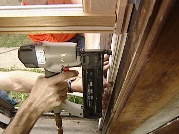 Install the Lower Sash Filler Blocks Install the Lower Sash Filler Blocks