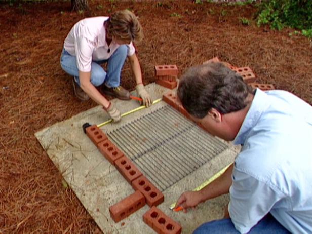 How to Build a Brick Barbecue