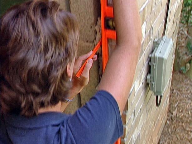 Step 4: Mark Plumb Lines Around the Opening Level for Marking Plumb Lines for Pre-Hung Exterior Door