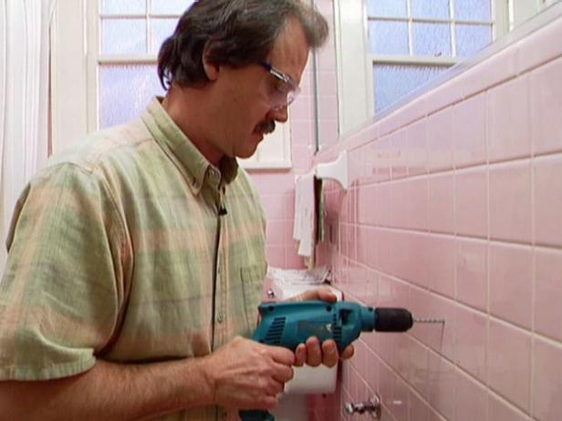 drill pilot holes into wall drill pilot holes into wall