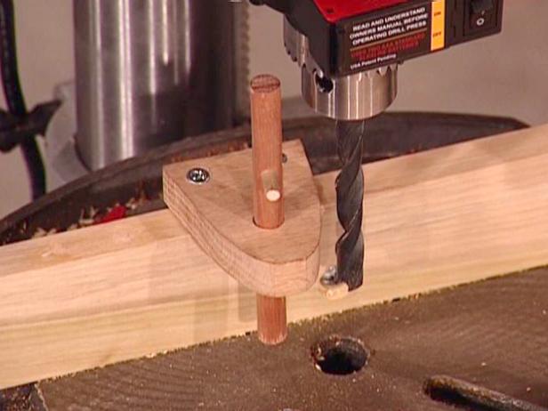jig makes multiple, evenly spaced holes