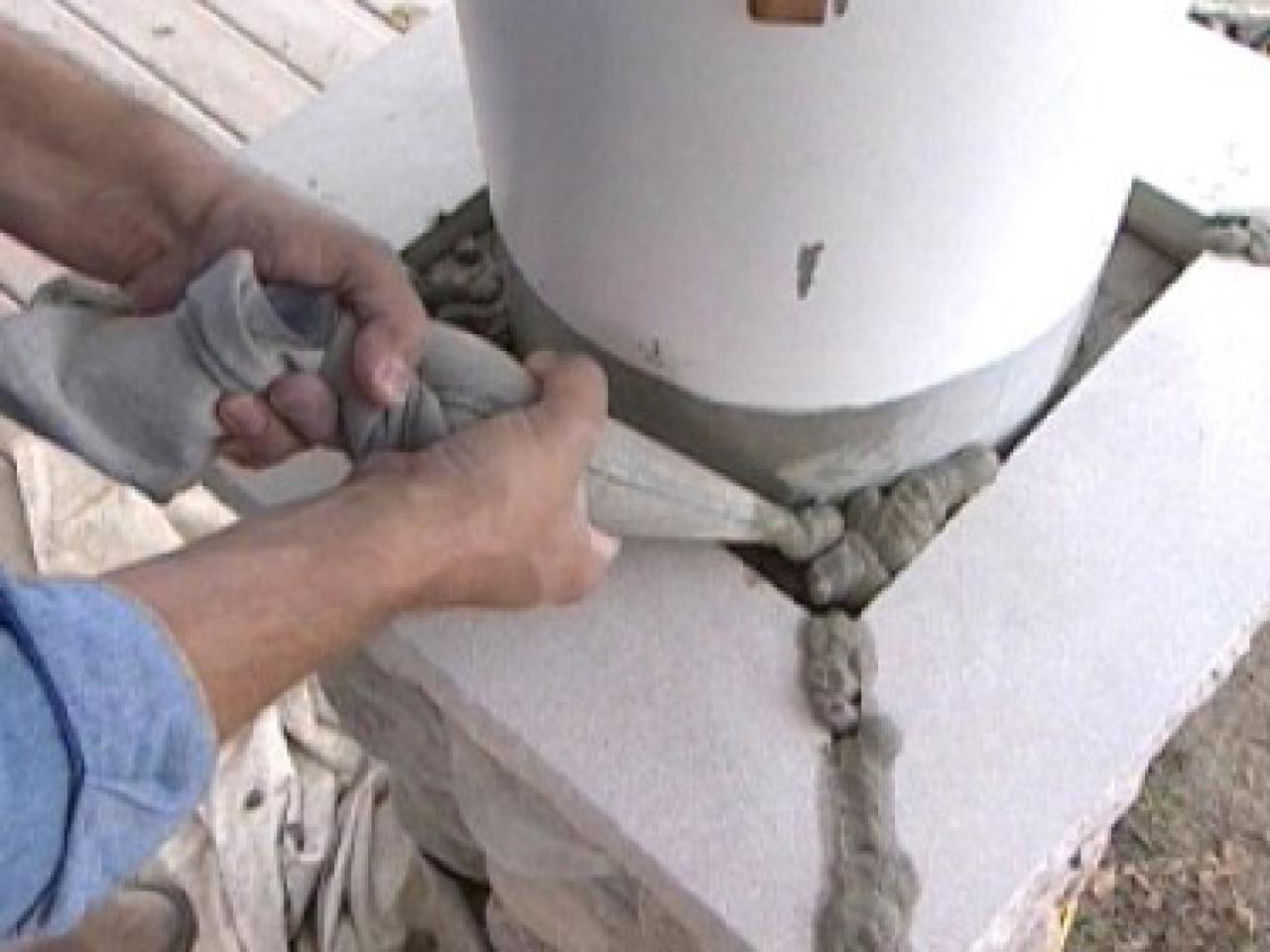 How to Build Stone Pillars howtos DIY