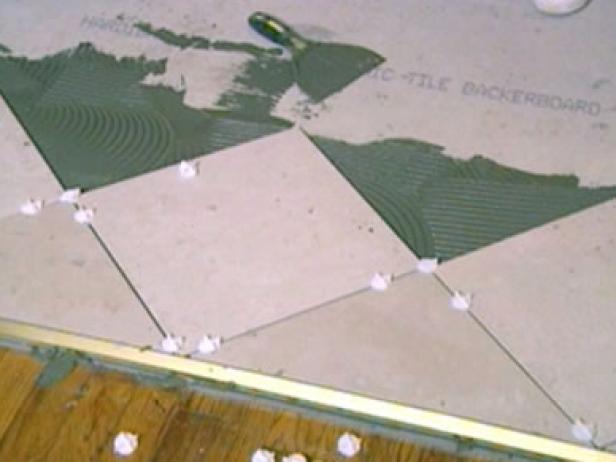 position tiles and add spacers between position tiles and add spacers between
