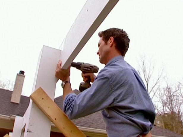 secure the beams to the posts secure the beams to the posts