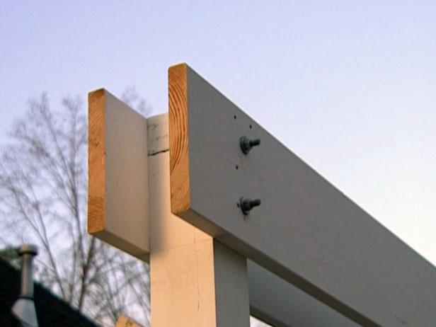 place two carriage bolts at every post location place two carriage bolts at every post location
