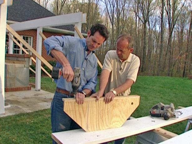 custom jig created to make uniform cuts in joists custom jig created to make uniform cuts in joists