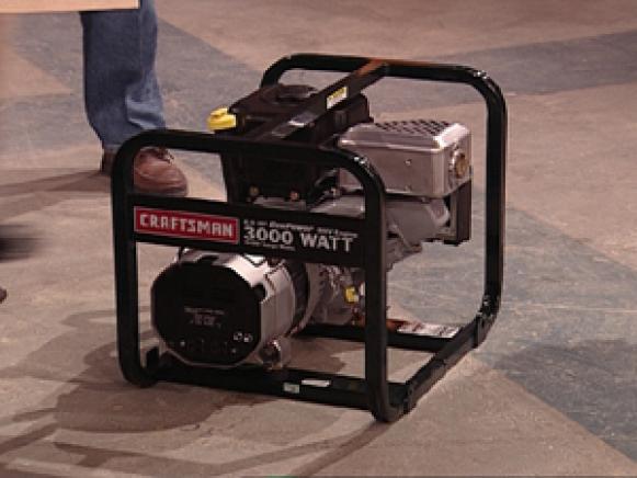 generator used to run power tools on job site generator used to run power tools on job site
